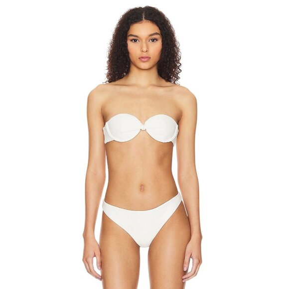 Tularosa Avery Bikini Bottoms in Creme XSmall Womens Swimsuit - Picture 1 of 9